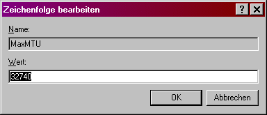 Registrierungseditor-Popup-Zeichenfolge bearbeiten